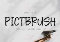 Pictbrush Font - Featured Image