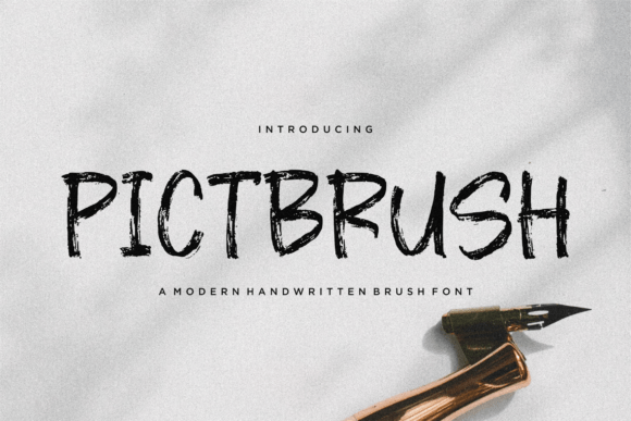 Pictbrush Font - Featured Image