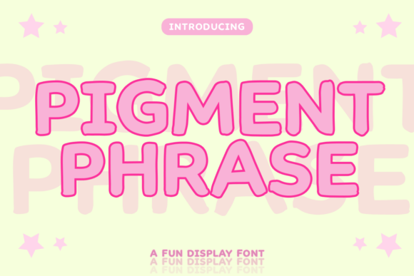 Pigment Phrase Font - Featured Image