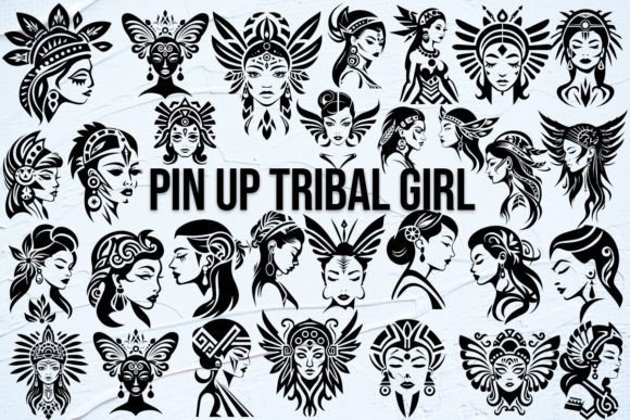 Pin-up Tribal Girl Font - Featured Image