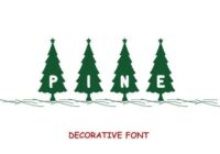 Pine Decorative Font - Featured Image