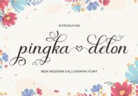 Pingka Delon Font - Featured Image