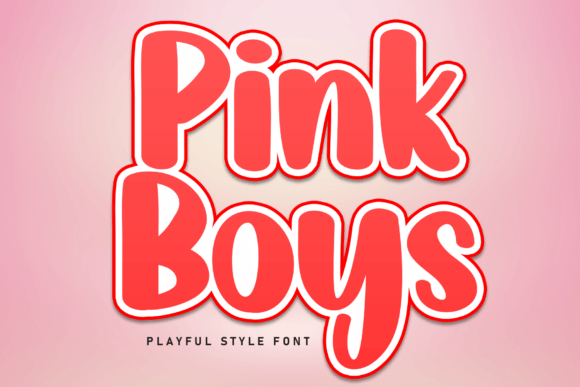 Pink Boys Font - Featured Image