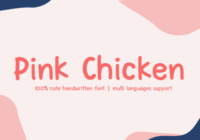 Pink Chicken Font - Featured Image