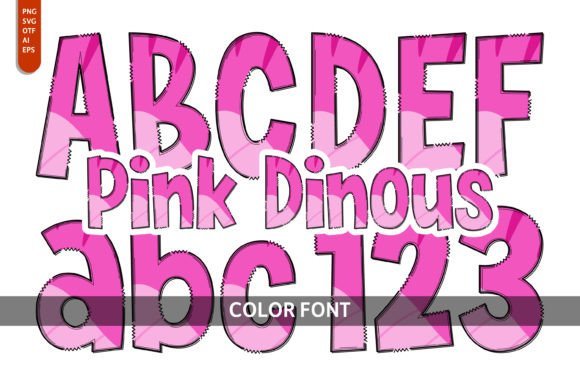 Pink Dinous Font - Featured Image