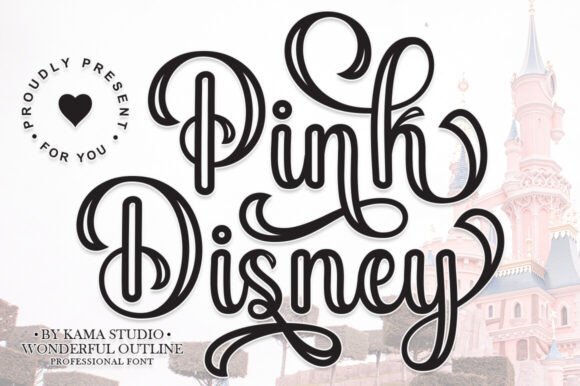 Pink Disney Font - Featured Image