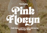 Pink Floryn Font - Featured Image
