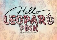 Pink Leopard Font - Featured Image
