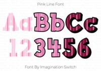 Pink Line Font - Featured Image