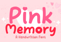 Pink Memory Font - Featured Image