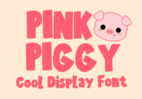 Pink Piggy Font - Featured Image