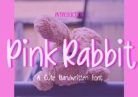 Pink Rabbit Font - Featured Image