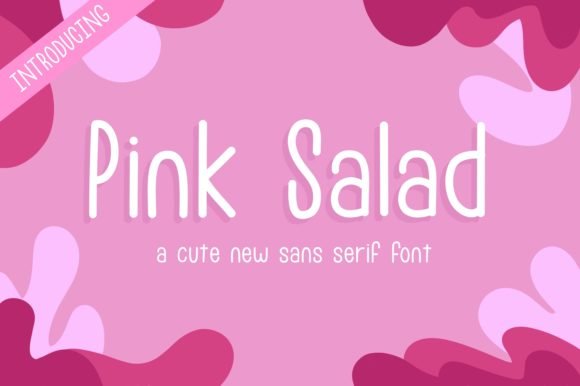 Pink Salad Font - Featured Image