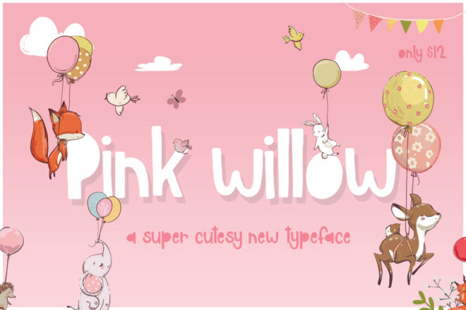 Pink Willow Font - Featured Image