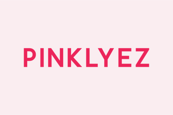 Pinklyez Font - Featured Image