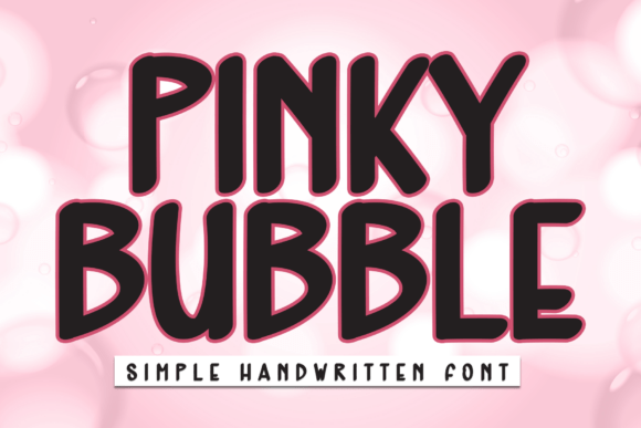 Pinky Bubble Font - Featured Image