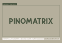 Pinomatrix Font - Featured Image