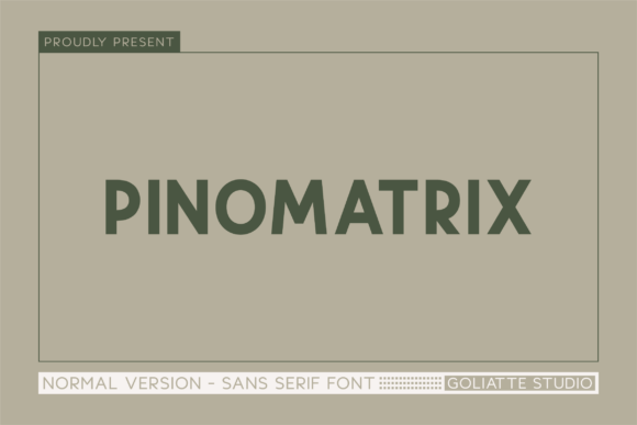 Pinomatrix Font - Featured Image