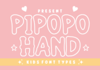 Pipopo Hand Font - Featured Image