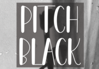 Pitch Black Font - Featured Image