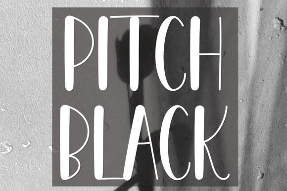 Pitch Black Font - Featured Image
