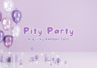 Pity Party Font - Featured Image