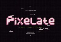 Pixelate Font - Featured Image