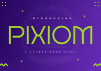 Pixiom Font - Featured Image