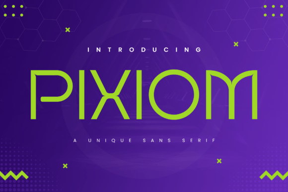 Pixiom Font - Featured Image