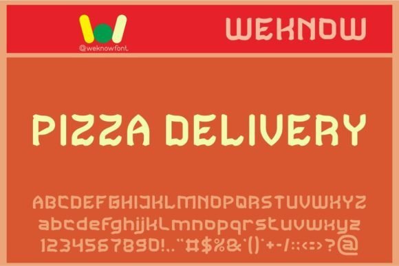 Pizza Delivery Font - Featured Image