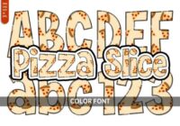 Pizza Slice Font - Featured Image