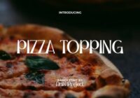 Pizzatopping Font - Featured Image