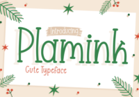 Plamink Font - Featured Image