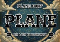 Plane Font - Featured Image