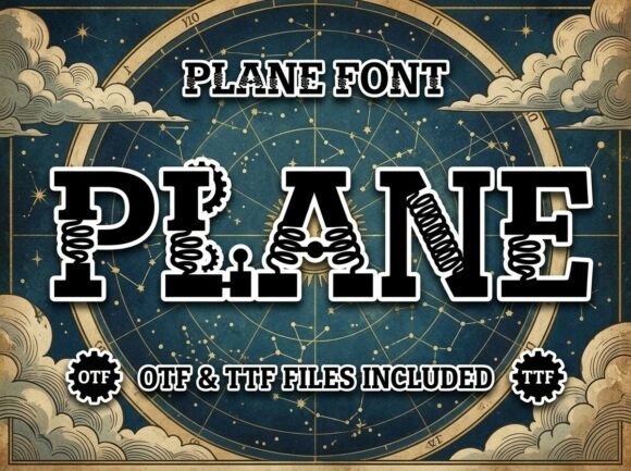 Plane Font - Featured Image