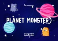 Planet Monster Font - Featured Image