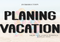 Planing Vacation Font - Featured Image