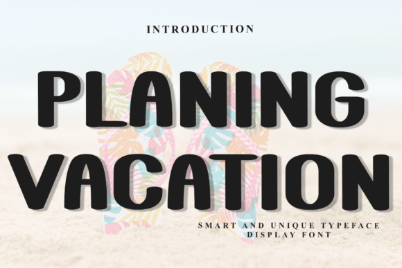 Planing Vacation Font - Featured Image