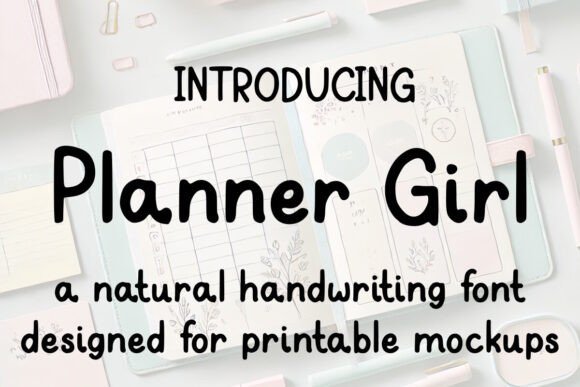 Planner Girl Font - Featured Image