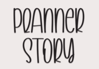 Planner Story Font - Featured Image