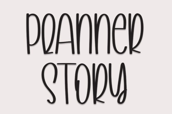 Planner Story Font - Featured Image