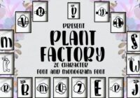 Plant Factory Font - Featured Image