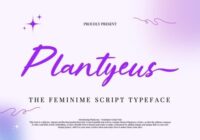 Plantyeus Font - Featured Image