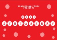 Play Strawberry Font - Featured Image