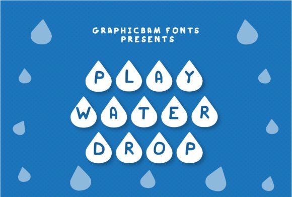 Play Water Drop Font - Featured Image