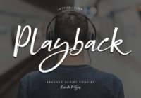 Playback Font - Featured Image