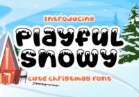 Playful Snowy Font - Featured Image