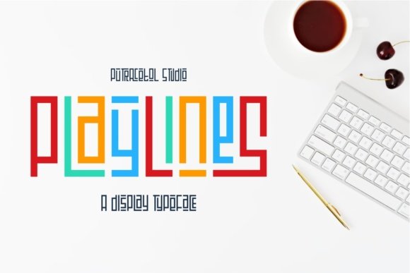 Playlines Font - Featured Image