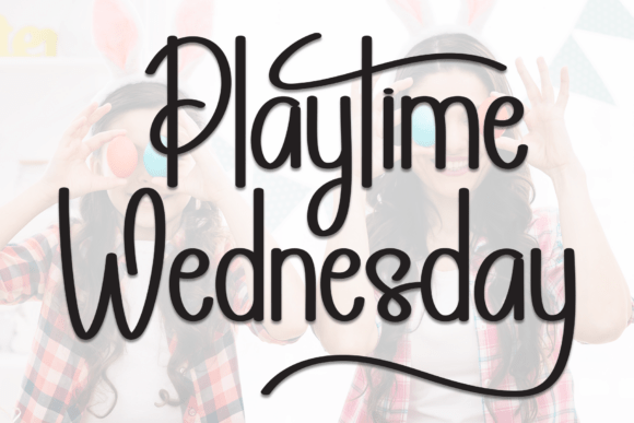 Playtime Wednesday Font - Featured Image