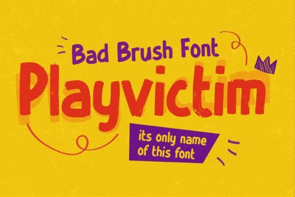 Playvictim Font - Featured Image